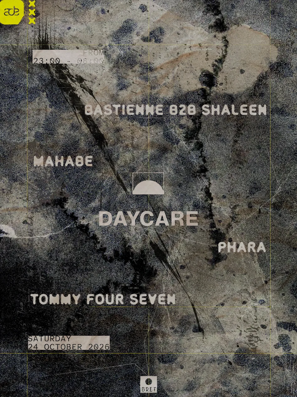 DAYCARE x ADE at BRET flyer