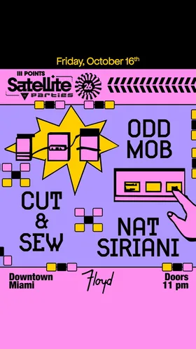 Satellite: Odd Mob at Floyd Miami flyer