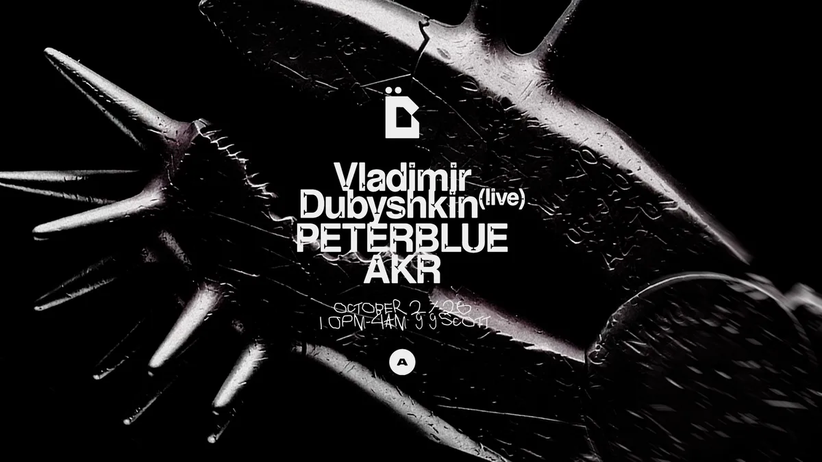 AGAPĒ PRESENTS: Vladimir Dubyshkin (LIVE) + PETERBLUE at 99 Scott Ave flyer
