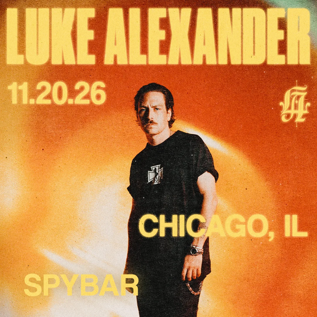 Luke Alexander at Spybar flyer