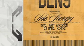 Sole Therapy - KAYO, Matt Atkinson, DJ Marc, Kimchi + Performance by Kimblee - Dead Letter No.9 at Dead Letter No. 9 flyer