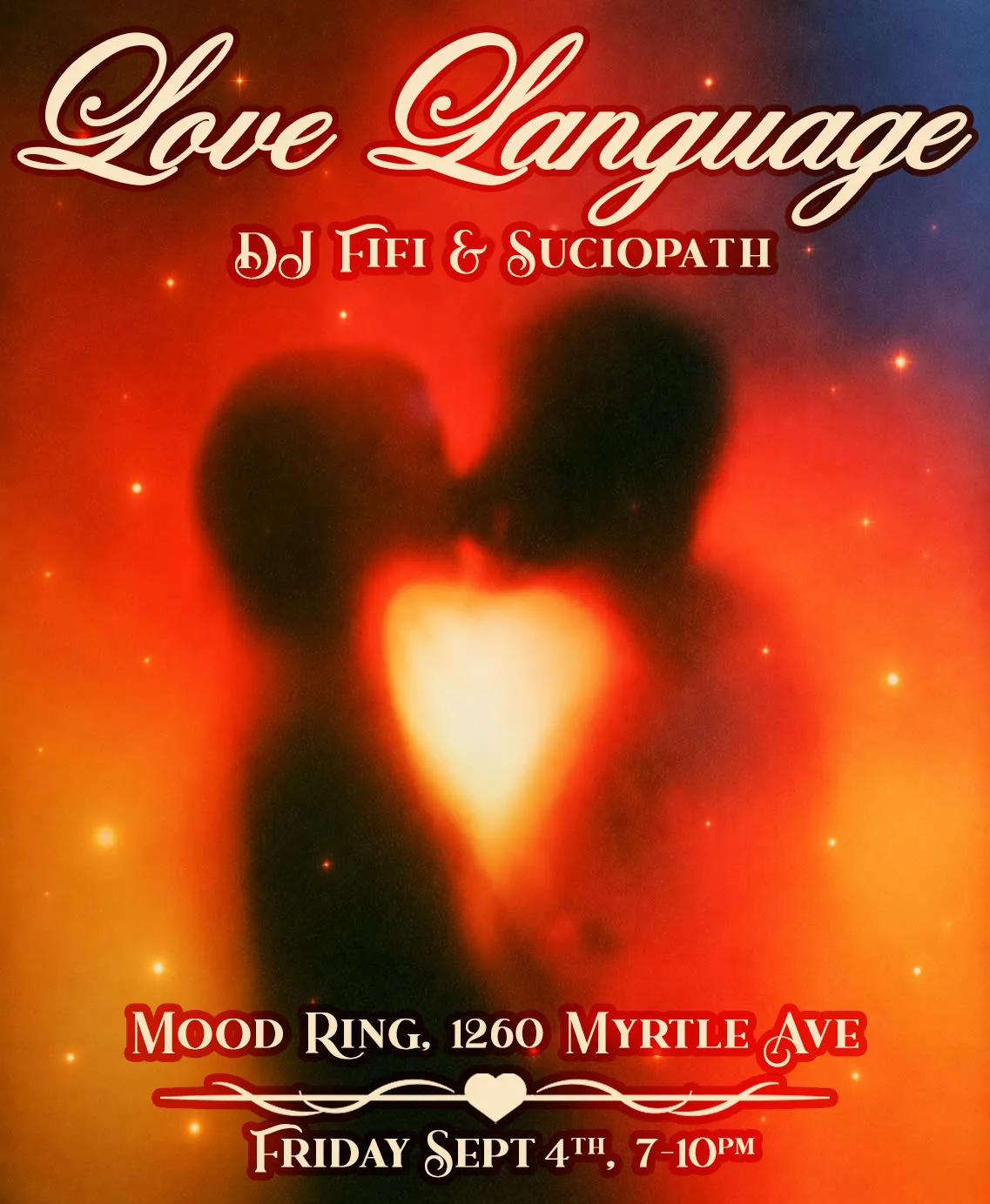 Love Language with DJ Fifi & suciopath at Mood Ring flyer