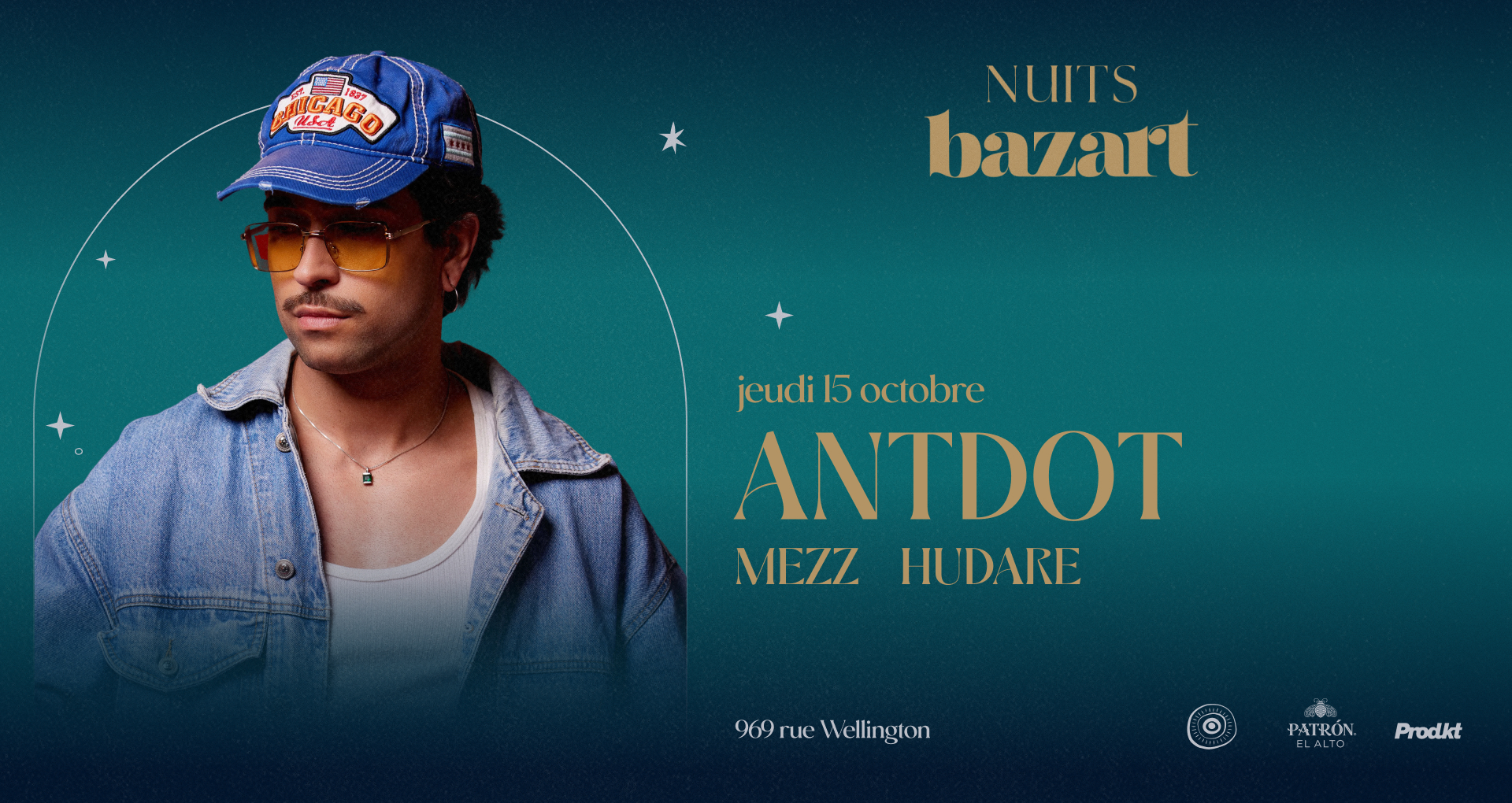 Antdot, Mezz, Hudare at Bazart flyer