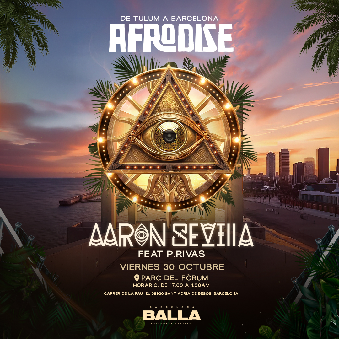 AFRODISE Barcelona Halloween [Balla Barcelona Festival] at Parc del Fòrum flyer