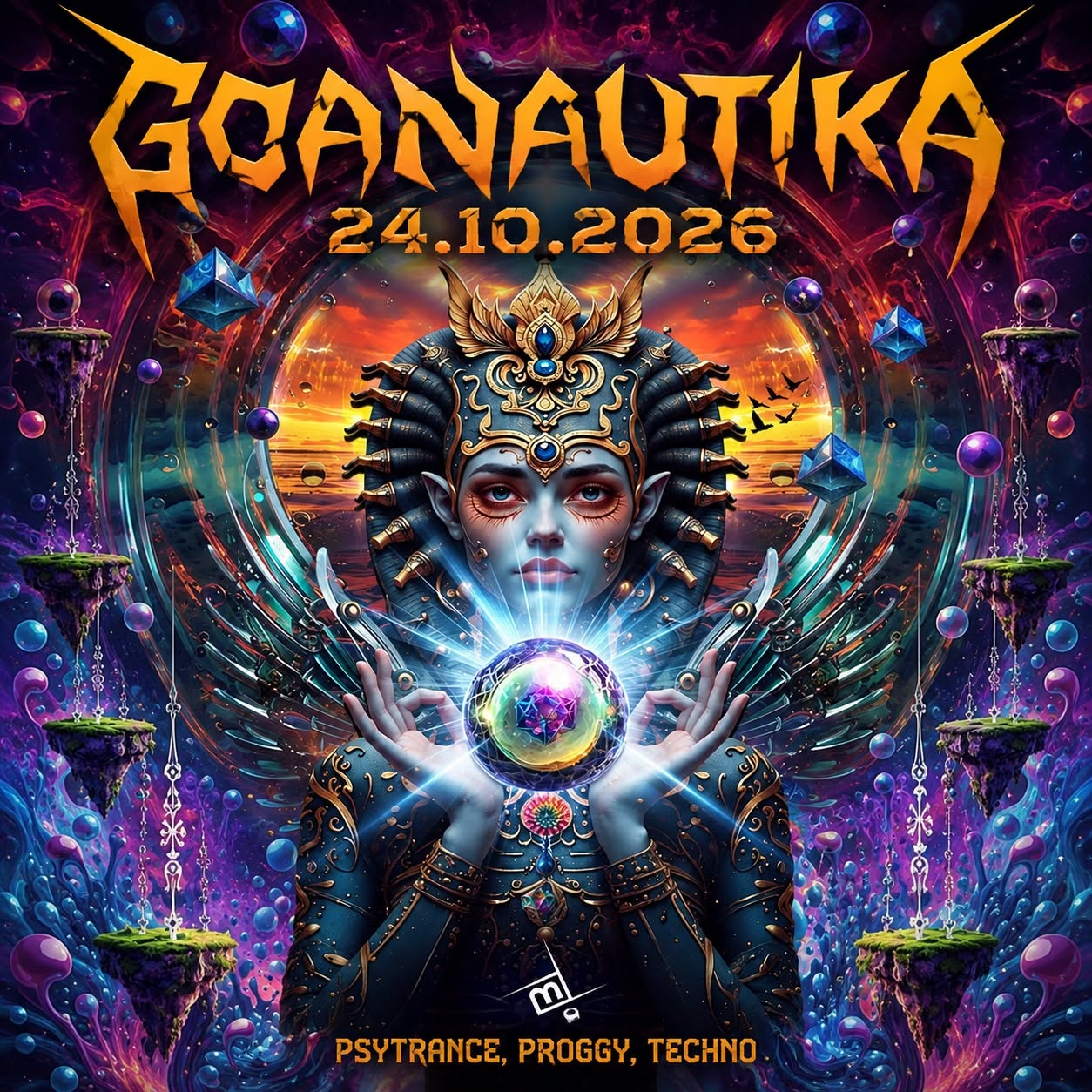 Goanautika w./ Bliss at M-BIA Club Berlin flyer