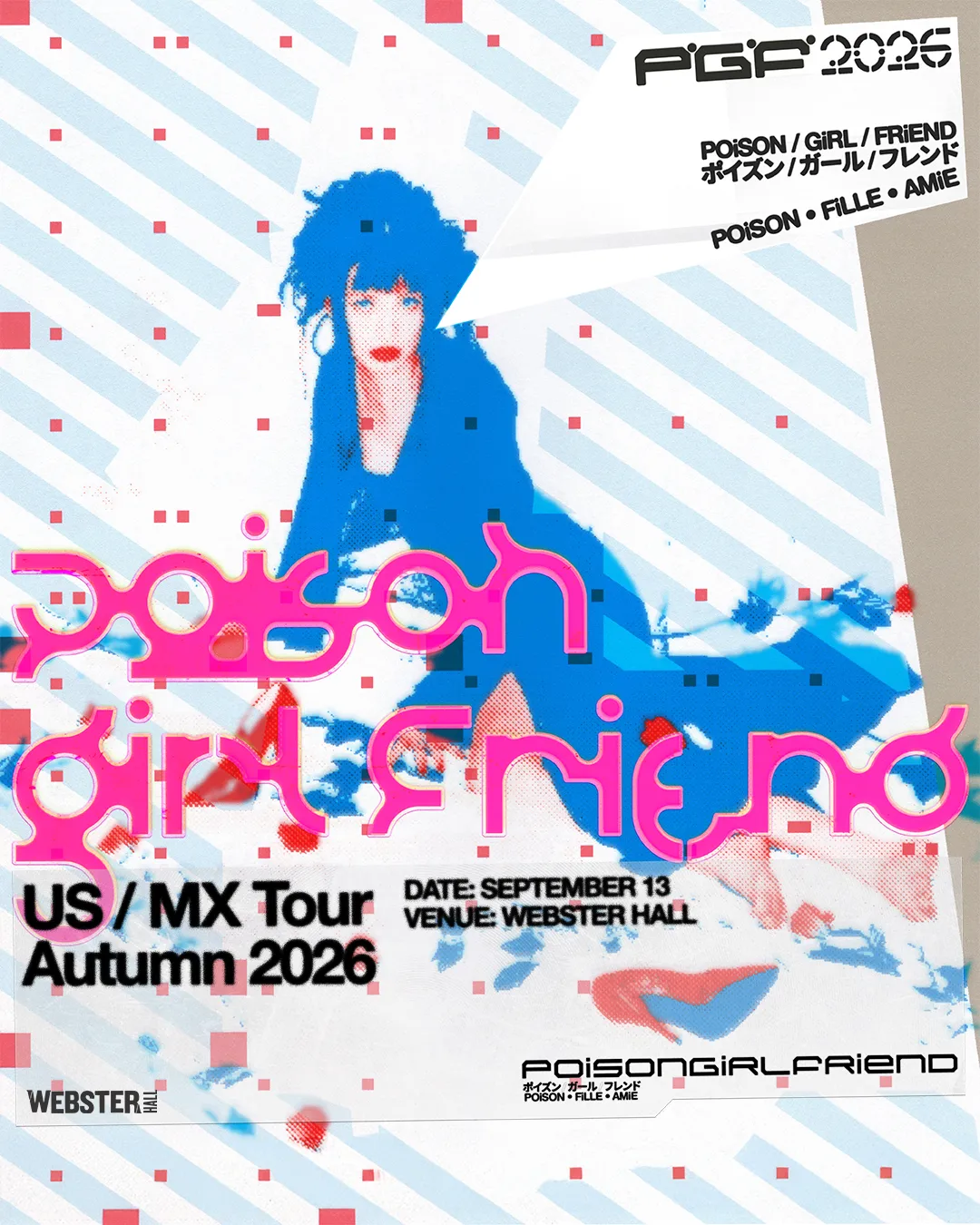 POiSON GiRL FRiEND at Webster Hall flyer