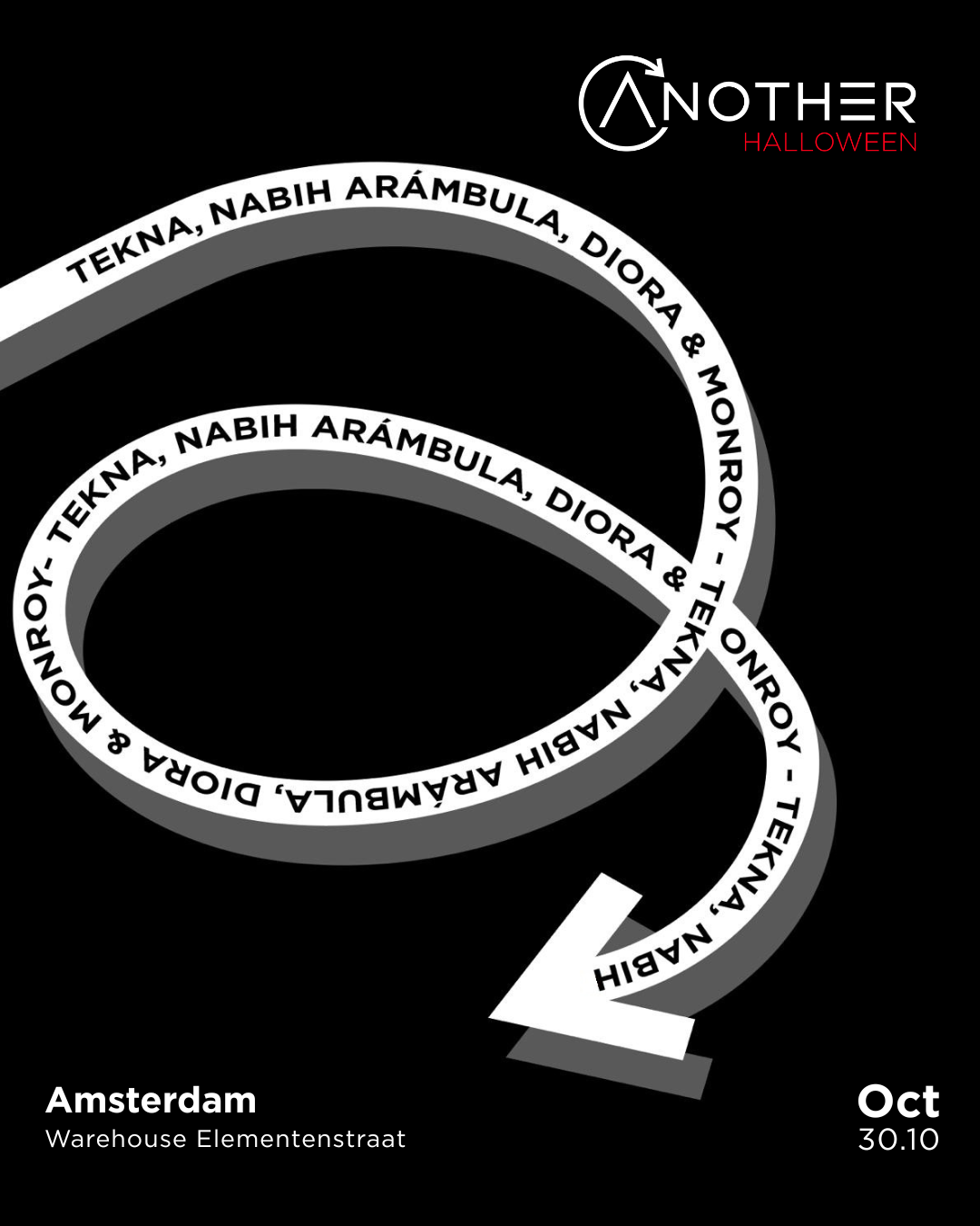 Another Halloween #4 at Warehouse Elementenstraat flyer