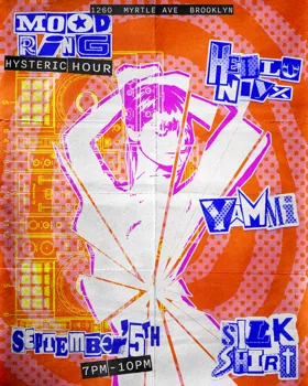 Hysteric Hour at Mood Ring flyer