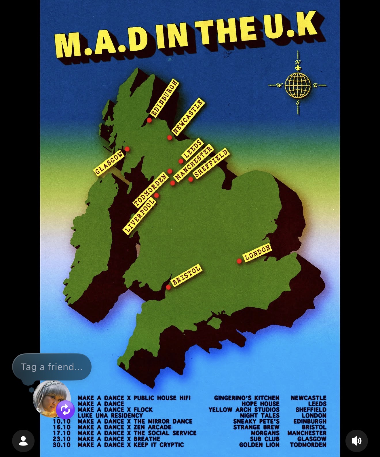 Keep It Cryptic Keep It Mad with Make A Dance, Che Wax, Cashgrab, & Operation Mindfunk at The Golden Lion flyer