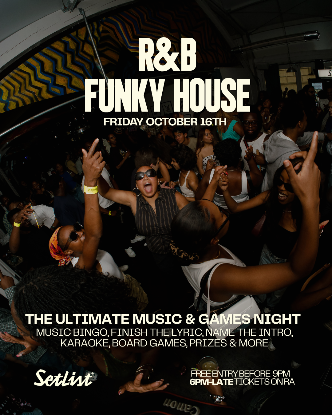 R&B and FUNKY HOUSE NIGHT at Setlist @ Somerset House flyer