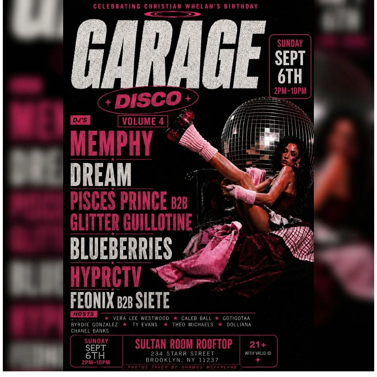 GARAGE at The Sultan Room flyer