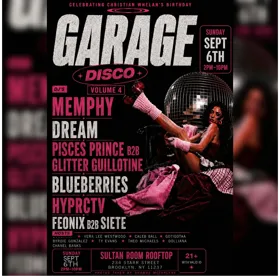 GARAGE at The Sultan Room flyer