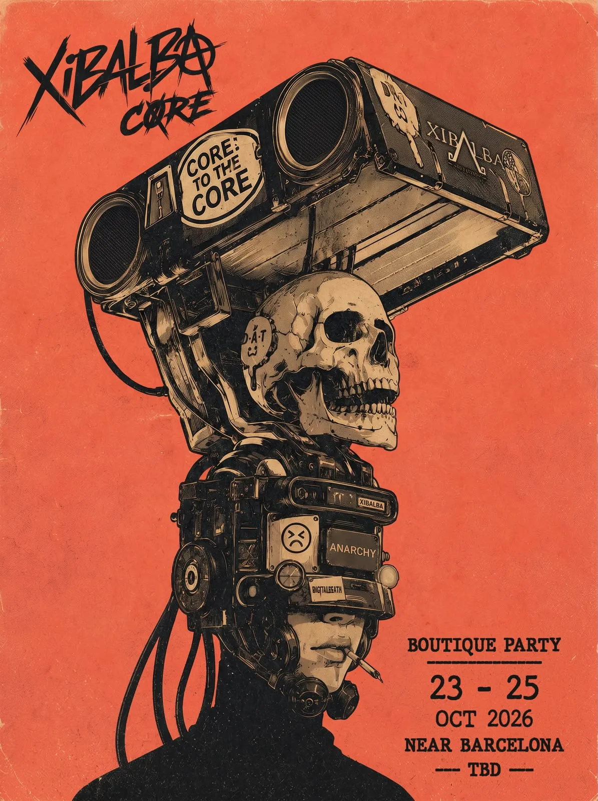 Xibalba Core - Boutique Party - Spain 2026 at TBA - Near Berguedà flyer