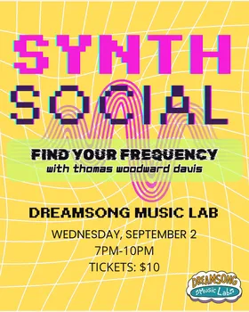 Synth Social 04 at Dreamsong Music Lab flyer