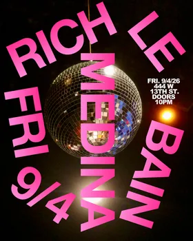 Rich Medina X Le Bain at Le Bain flyer