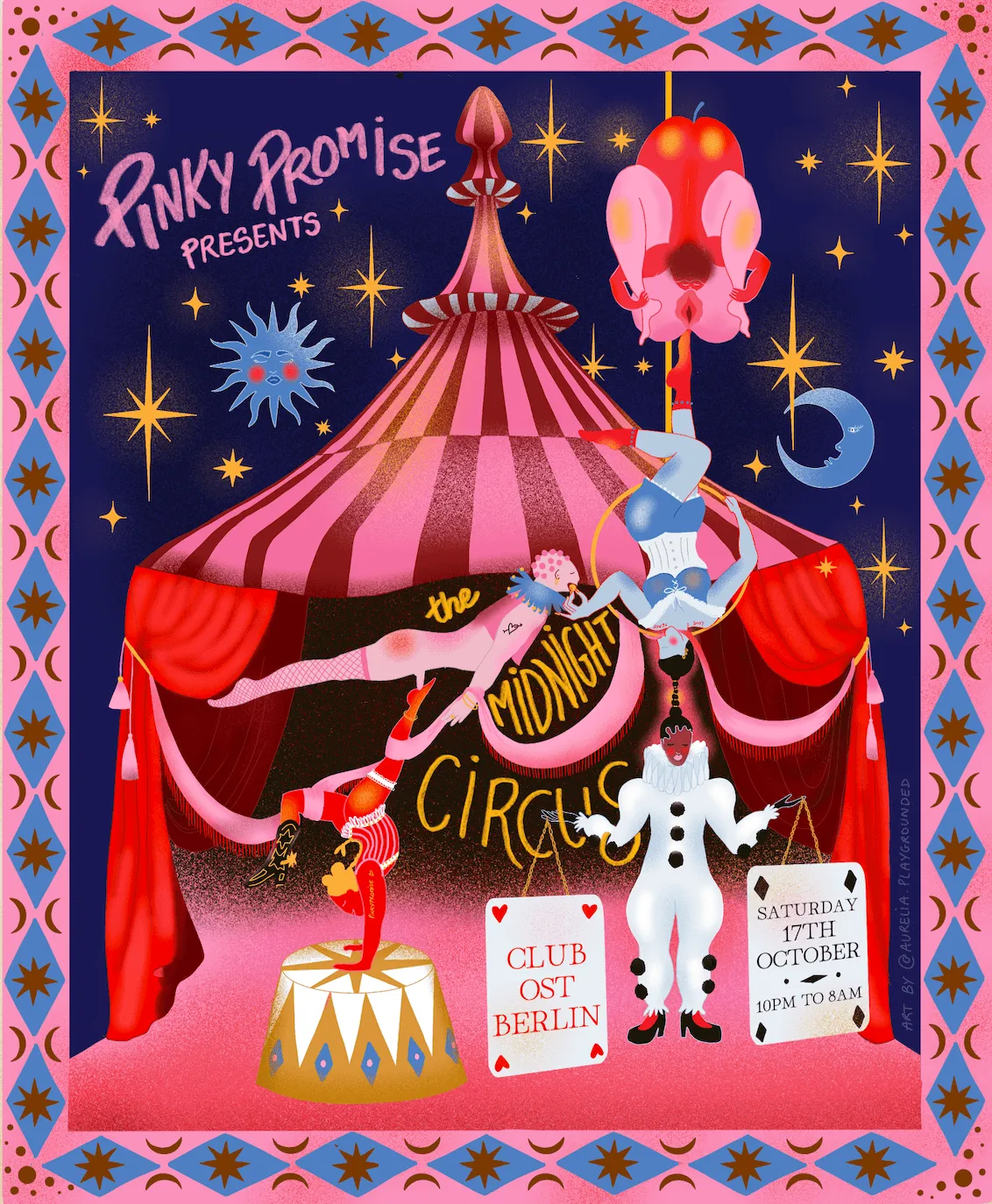 Pinky Promise: Midnight Circus at Club OST flyer