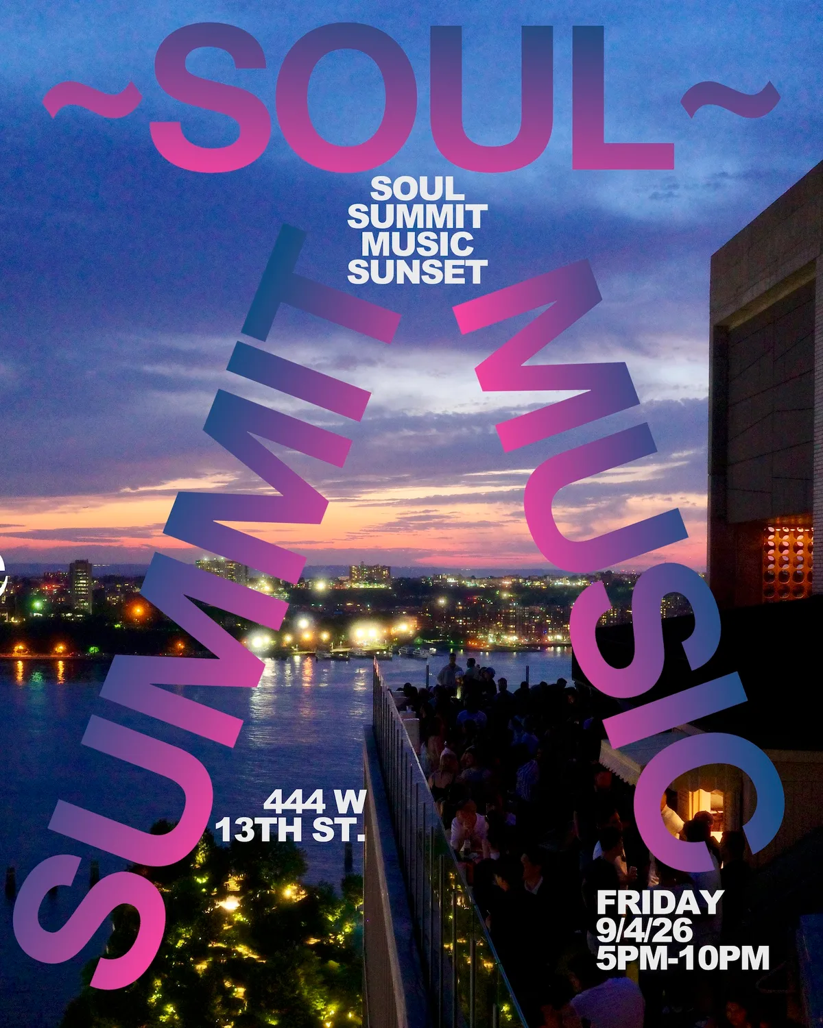 Soul Summit Music X Le Bain Sunset at Le Bain flyer