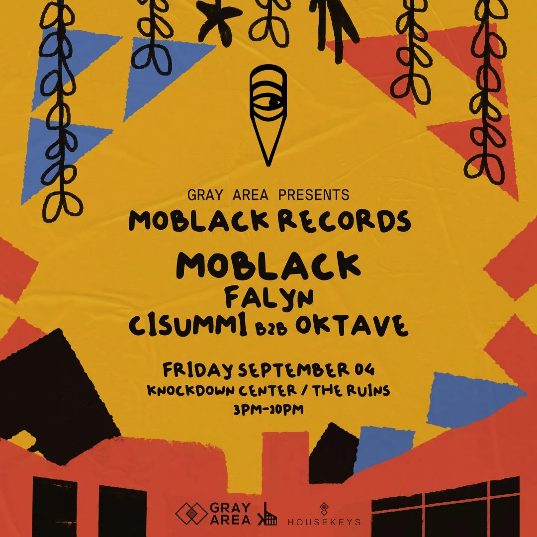 MoBlack Records Open-Air Takeover at Knockdown Center flyer