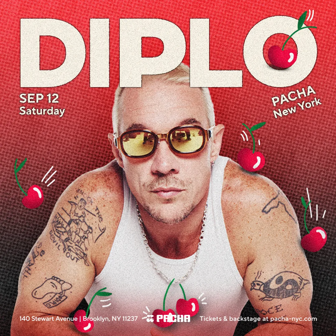 Diplo at Pacha New York flyer