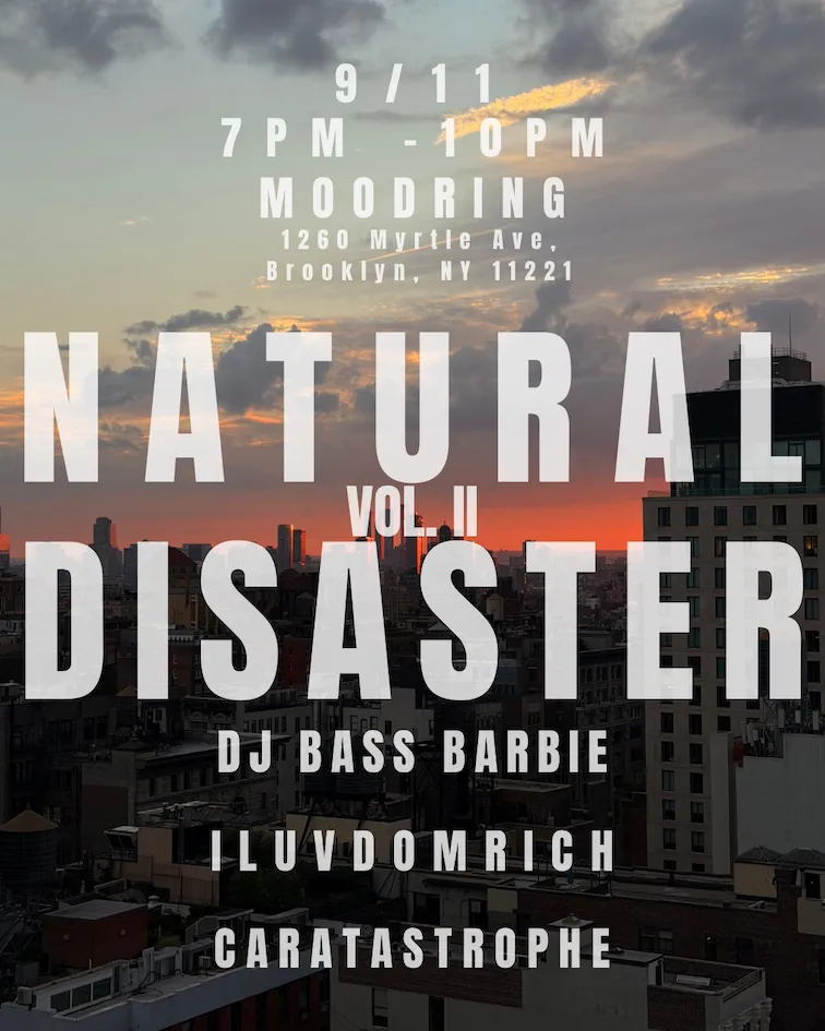 Natural Disaster vol. II at Mood Ring flyer