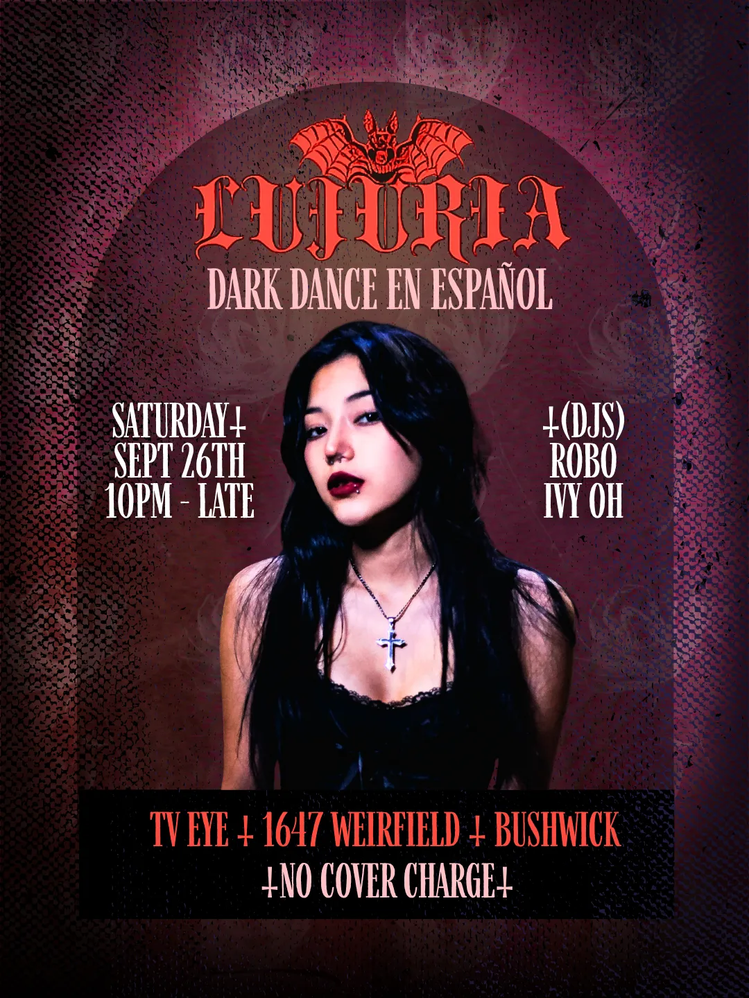 Lujuria: Spanish Post Punk & Synth at TV EYE flyer