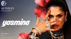 YASMINA at Althea's Rooftop flyer