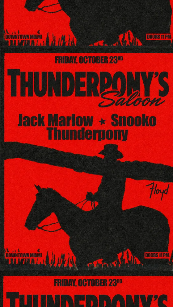 Thunderpony's Saloon: JACK MARLOW at Floyd Miami flyer
