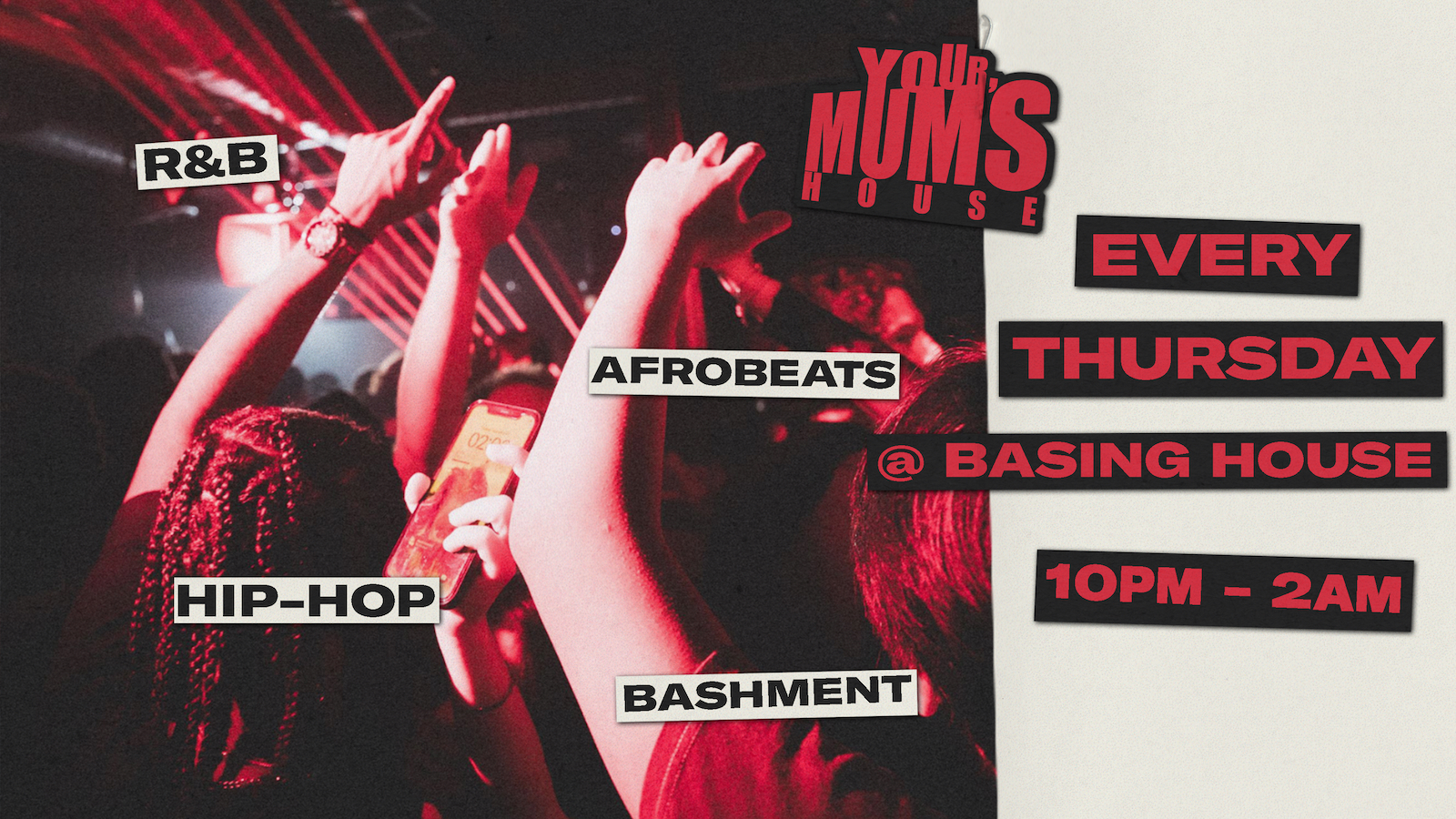 YOUR MUM'S HOUSE at Basing House flyer