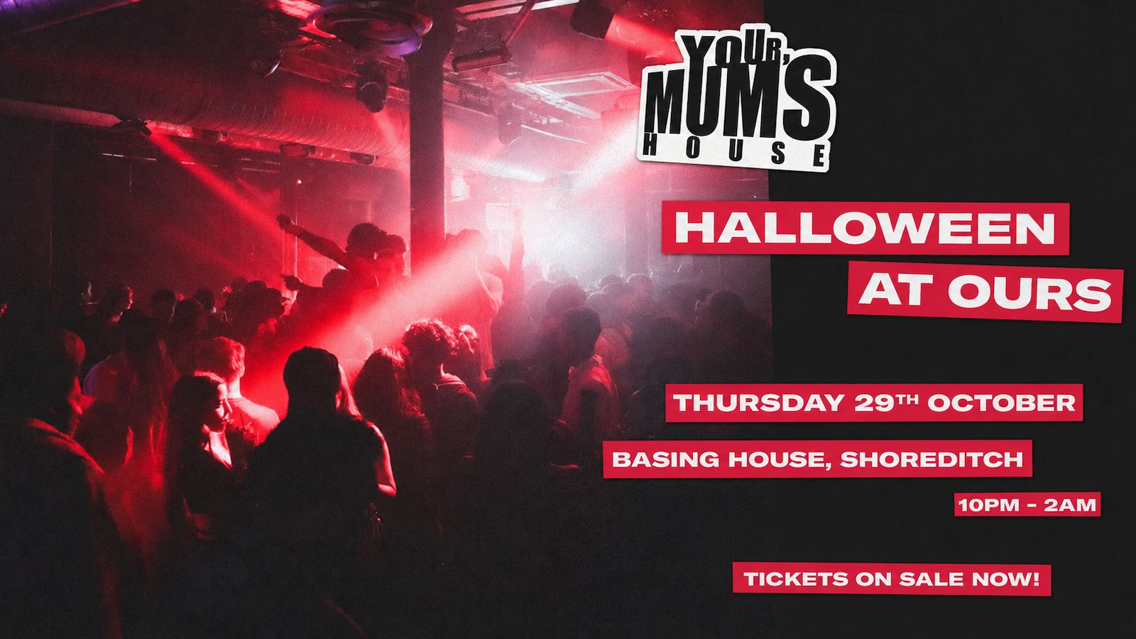 YOUR MUM'S HOUSE: HALLOWEEN AT OURS at Basing House flyer