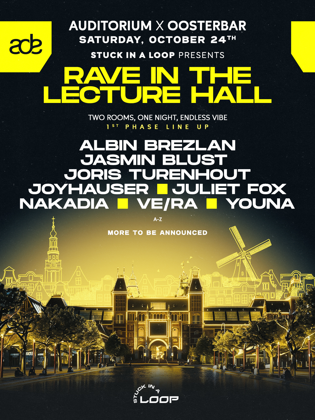 Rave in the Lecture Hall - Melodic & Techno Takeover at OOSTerBAR flyer