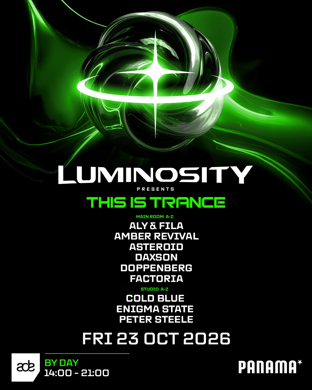 Luminosity - Day time at Panama flyer