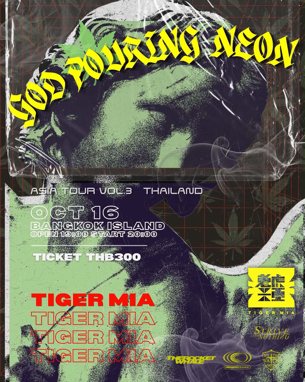 TIGER MIA 'GOD POURING NEON' ASIA TOUR 2026 _ VOL.3 -THAILAND at Bangkok Island flyer