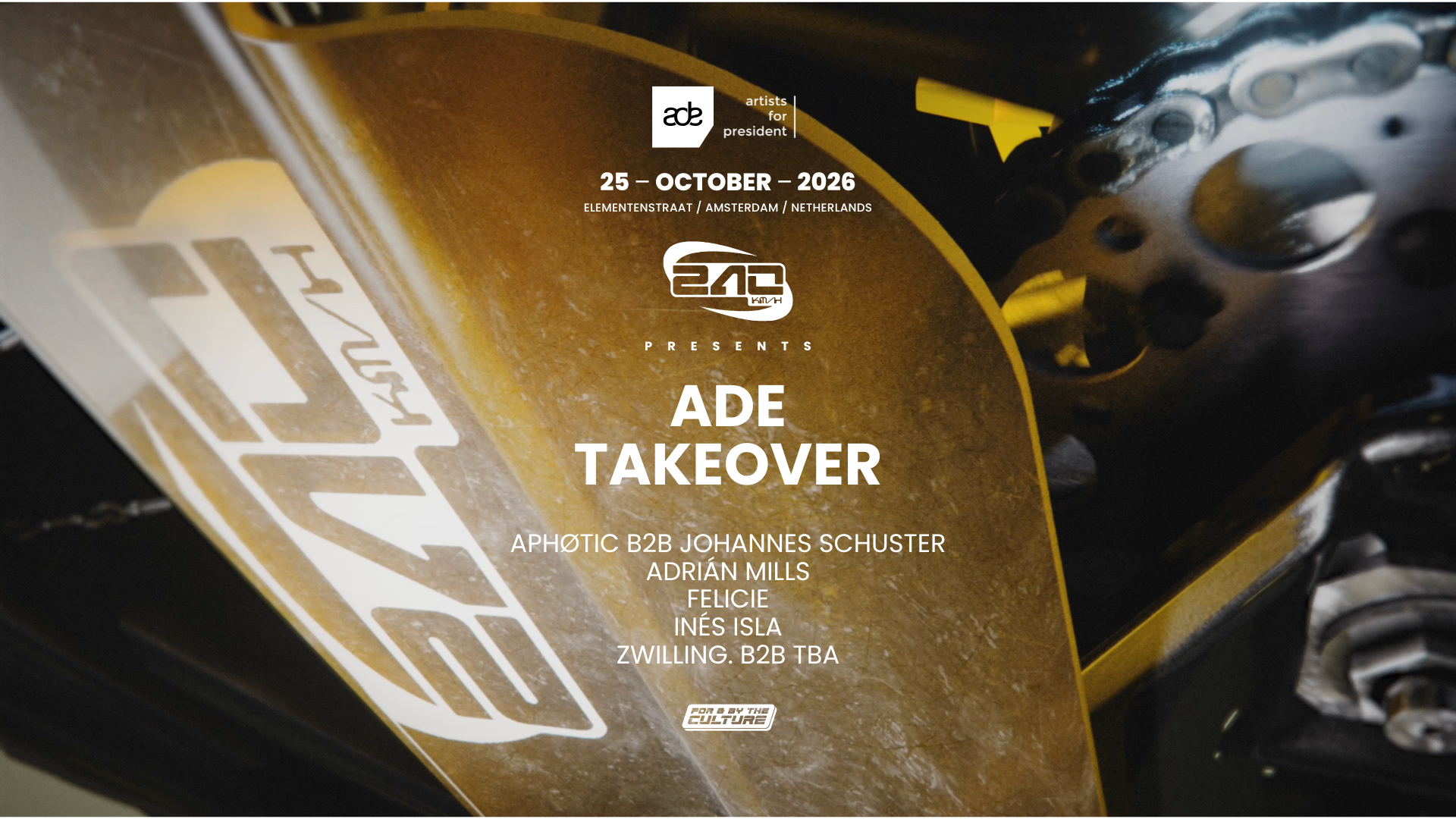 240KM/H - ADE Takeover at Warehouse Elementenstraat flyer