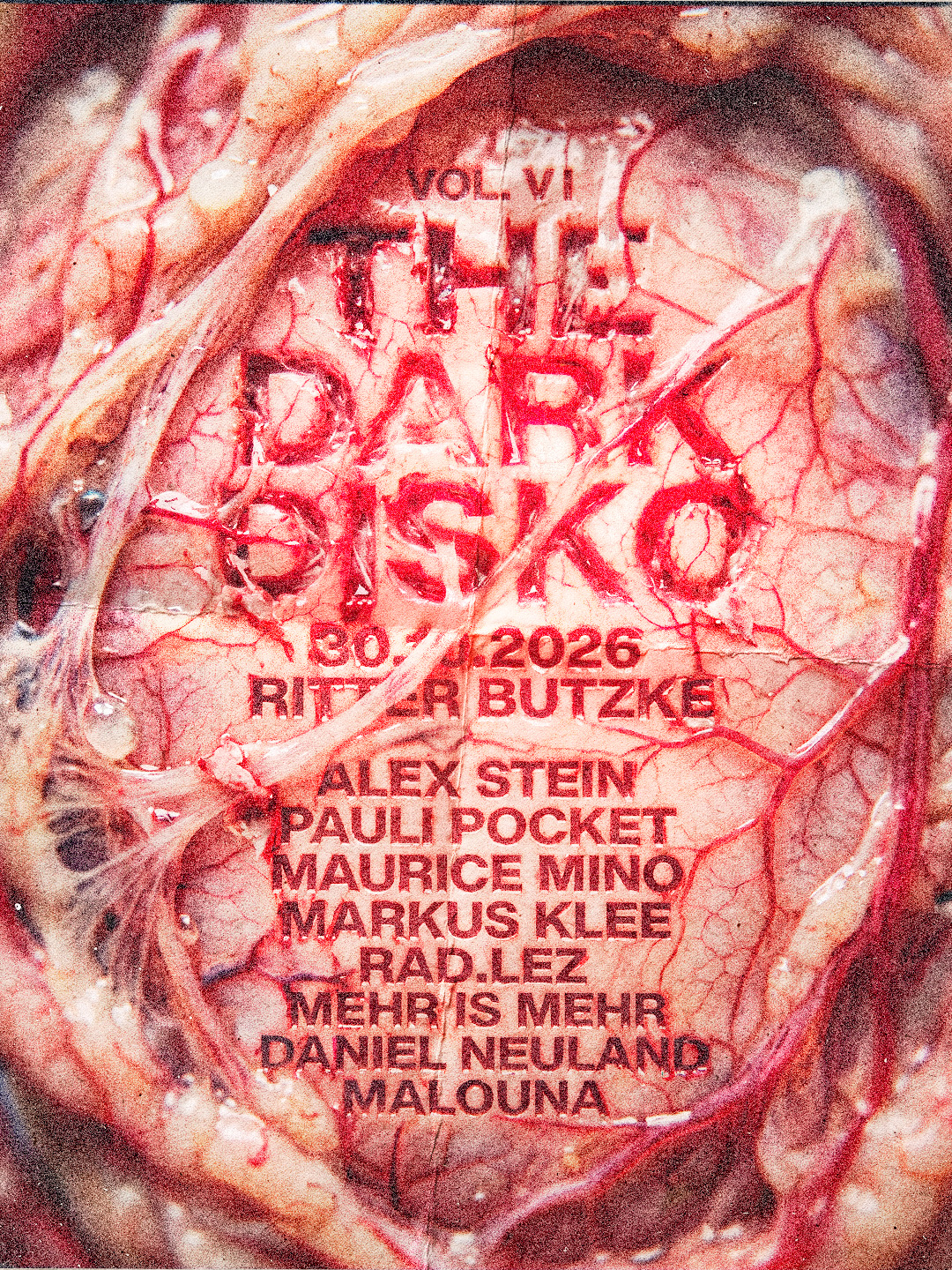 The Dark Disko at Ritter Butzke flyer