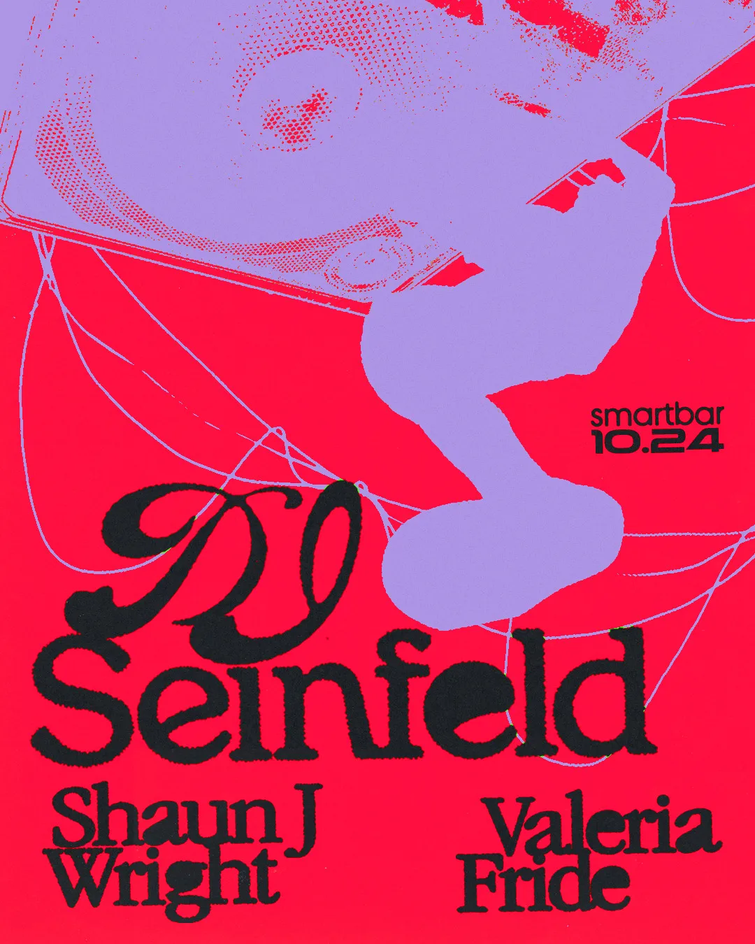 DJ Seinfeld - Shaun J Wright - Valeria Fride at smartbar flyer