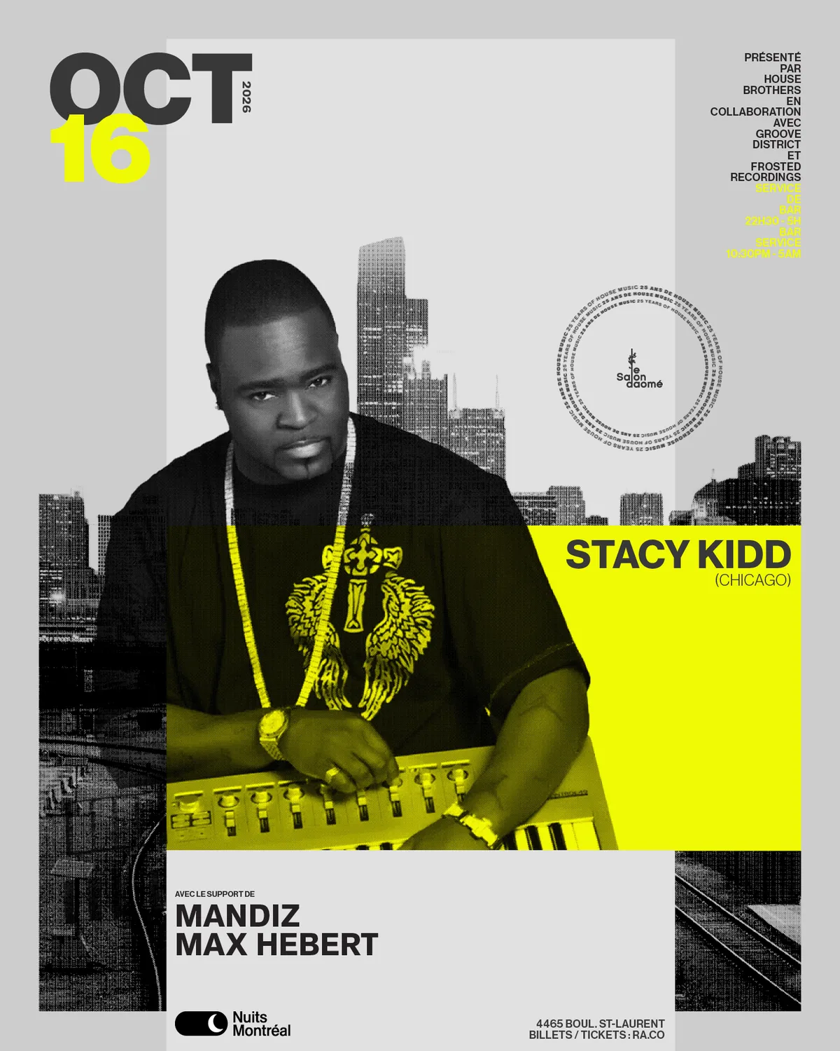 Stacy Kidd + Mandiz & Max Hebert at Le Salon Daomé flyer