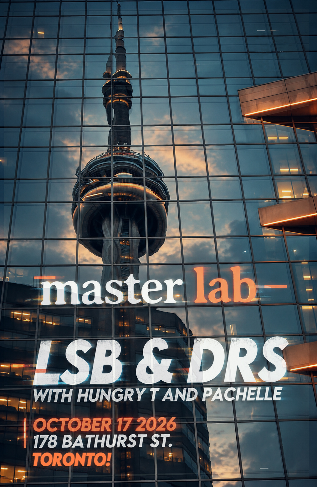 masterlab - LSB & DRS at Sound Machine flyer