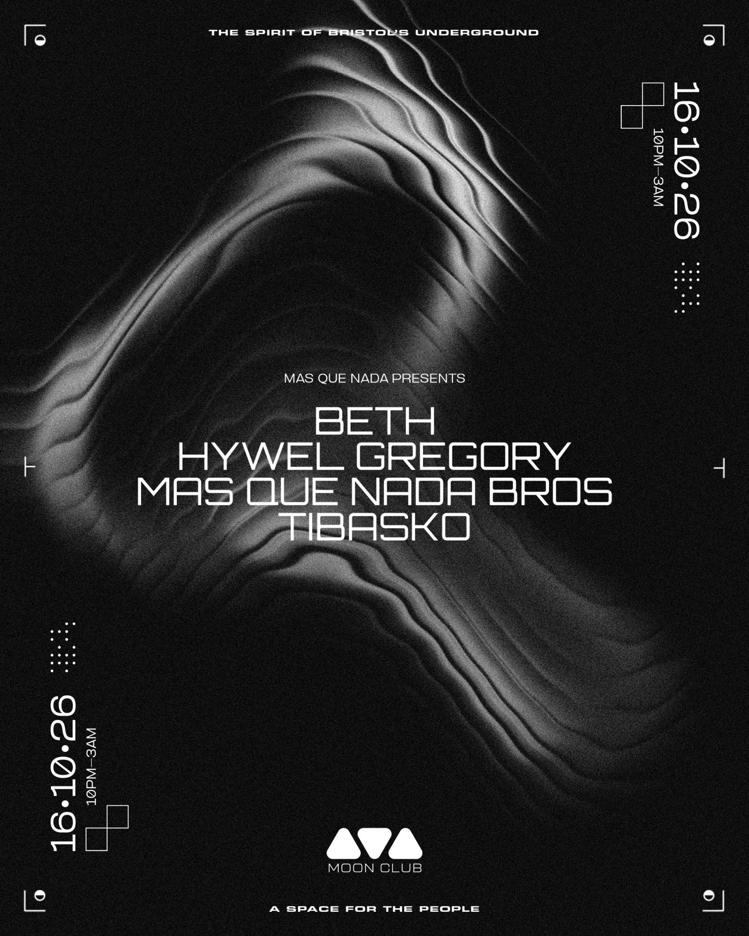 Mas Que Nada at Moon Club flyer