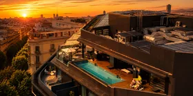 AFROHOUSE SUNSET ROOFTOP SESSION at Hotel Negresco Princess flyer