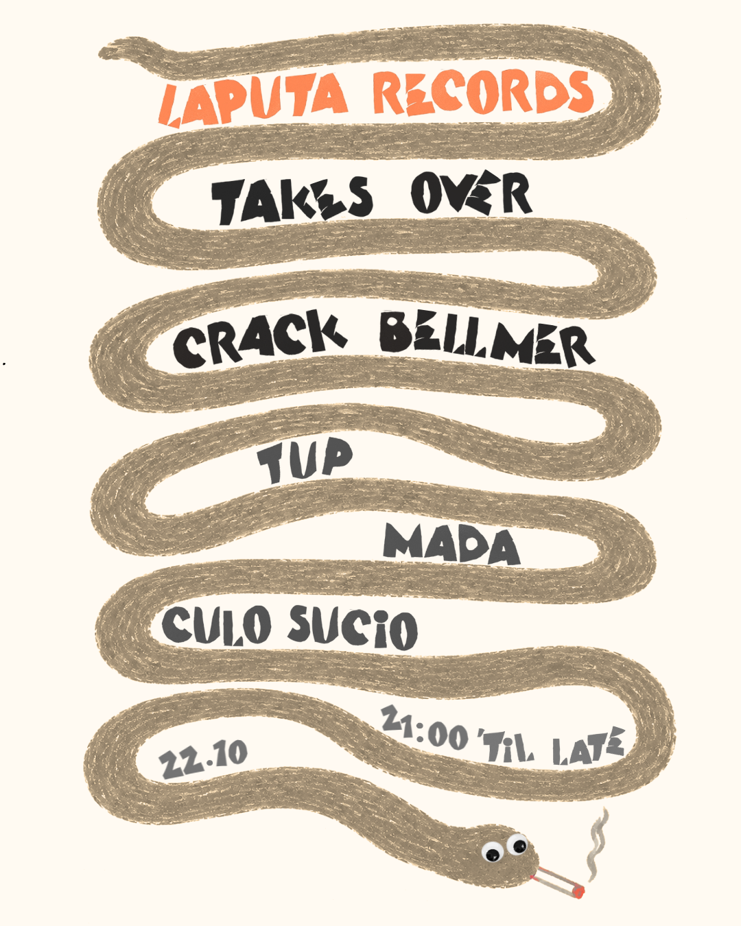FREE ENTRY UNTIL 10PM: LPR Takes Over Crack Bellmer at Crack Bellmer flyer