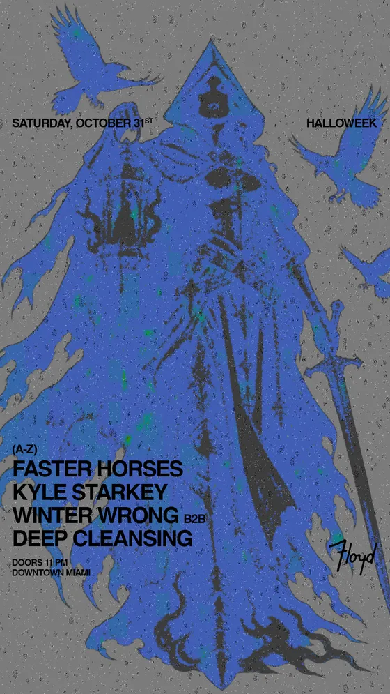 Halloweek: Faster Horses + Kyle Starkey at Floyd Miami flyer