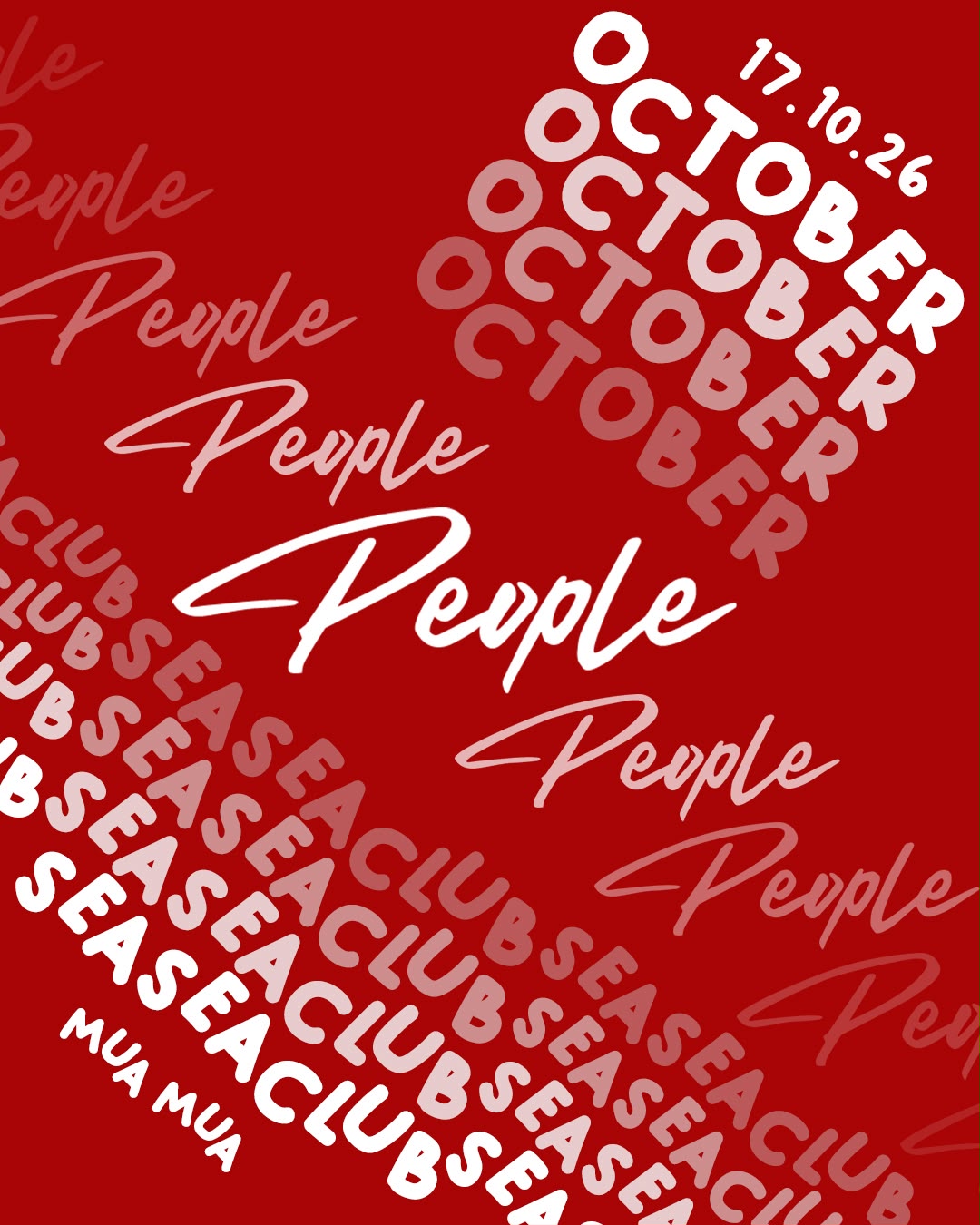 PEOPLE at SEASEACLUB flyer