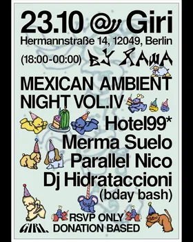 Giri x Rawa Club: Mexican Ambient Night Vol. IV at Giri flyer