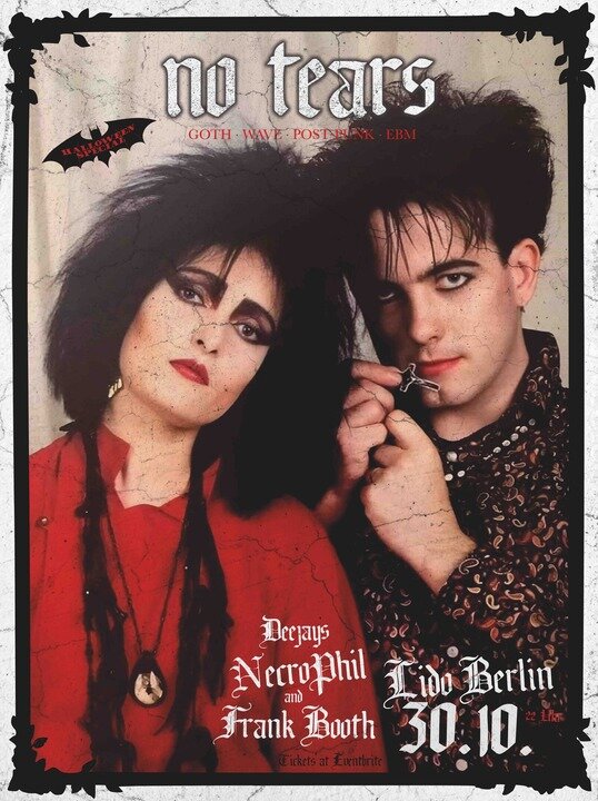 No Tears - Halloween Special at Lido Berlin flyer