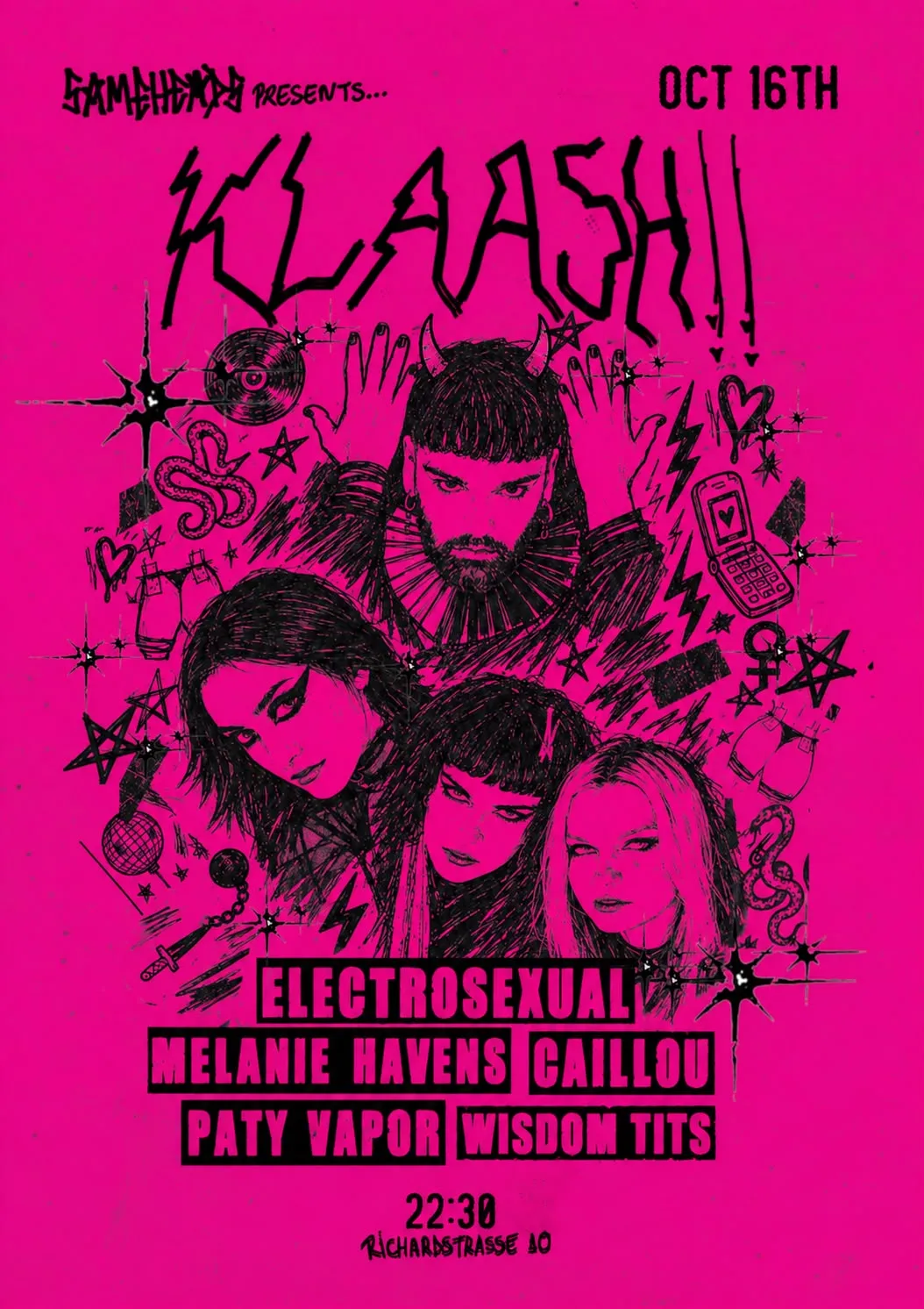 KLAASH at Sameheads flyer