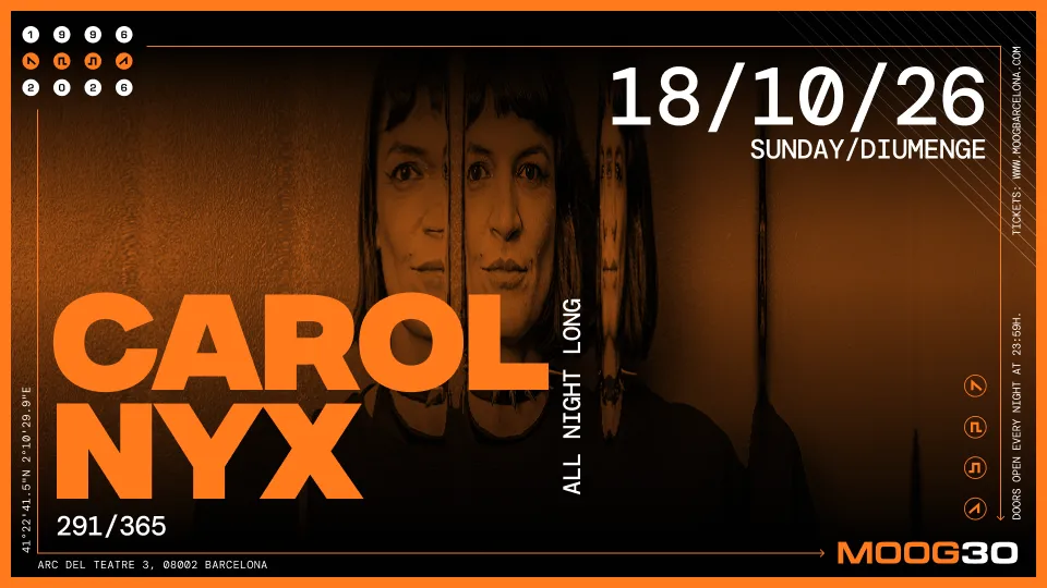 Carol Nyx at Moog flyer