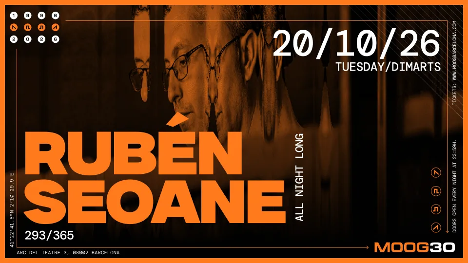 Rubén Seoane at Moog flyer