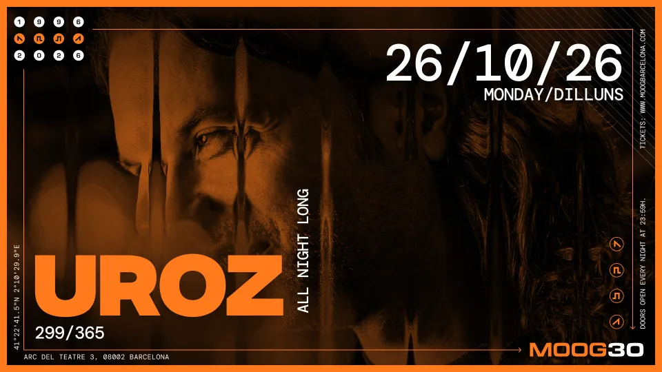 uroz at Moog flyer