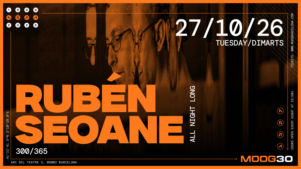 Rubén Seoane at Moog flyer