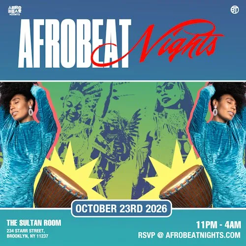 Afrobeat Nights NYC at The Sultan Room flyer